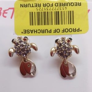 Betsey Johnson New Gold Ocean Bug